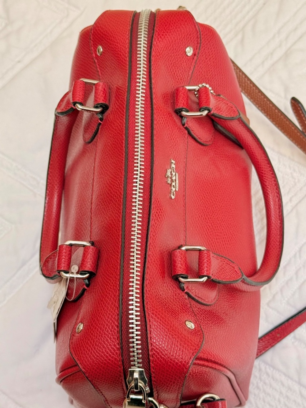 Coach x Snoopy Peanuts Leather Purse Bag Limited Edition brand new RED - Picture 7 of 9